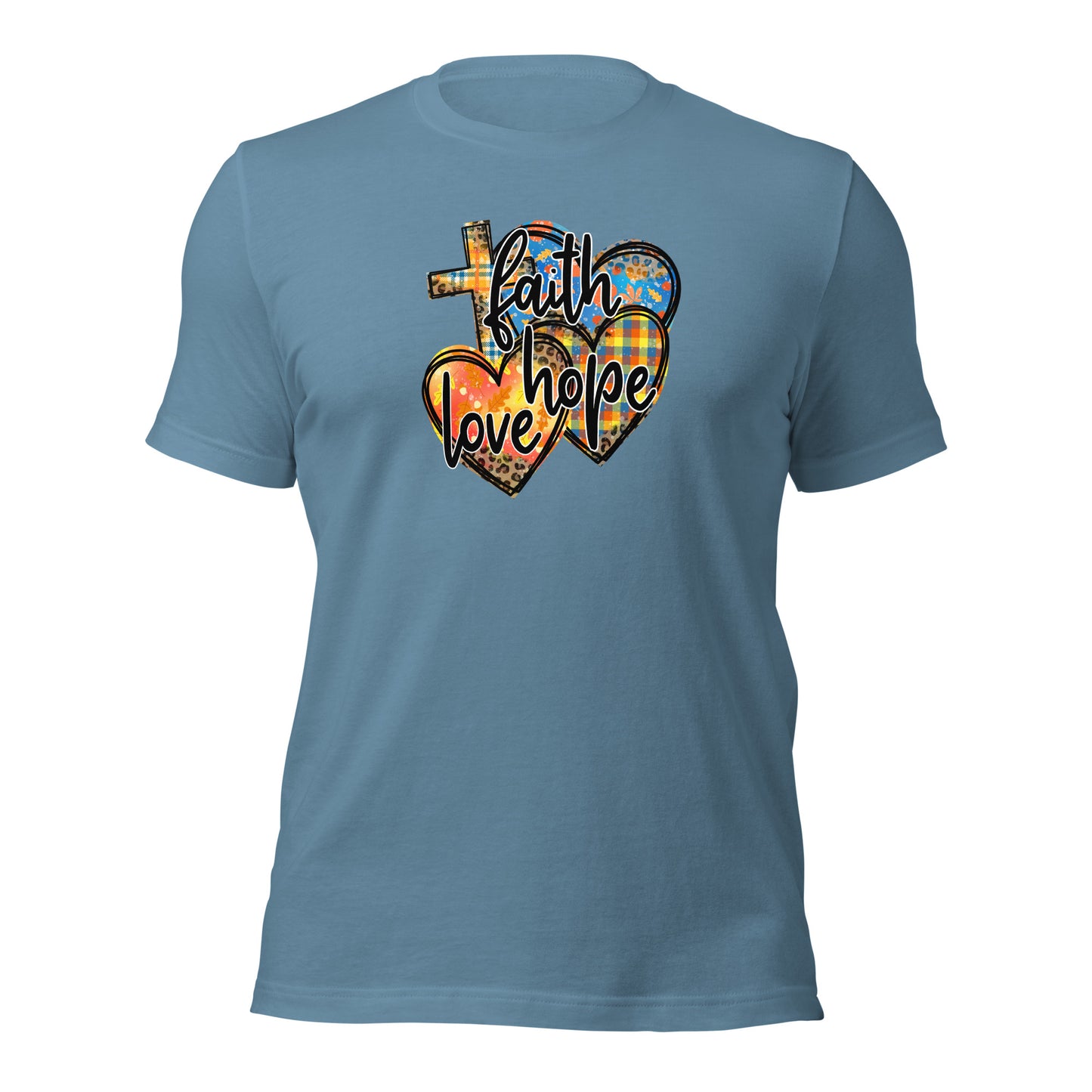 Faith, Hope & Love Unisex t-shirt CedarHill Country Market