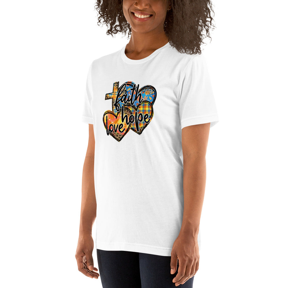 Faith, Hope & Love Unisex t-shirt CedarHill Country Market