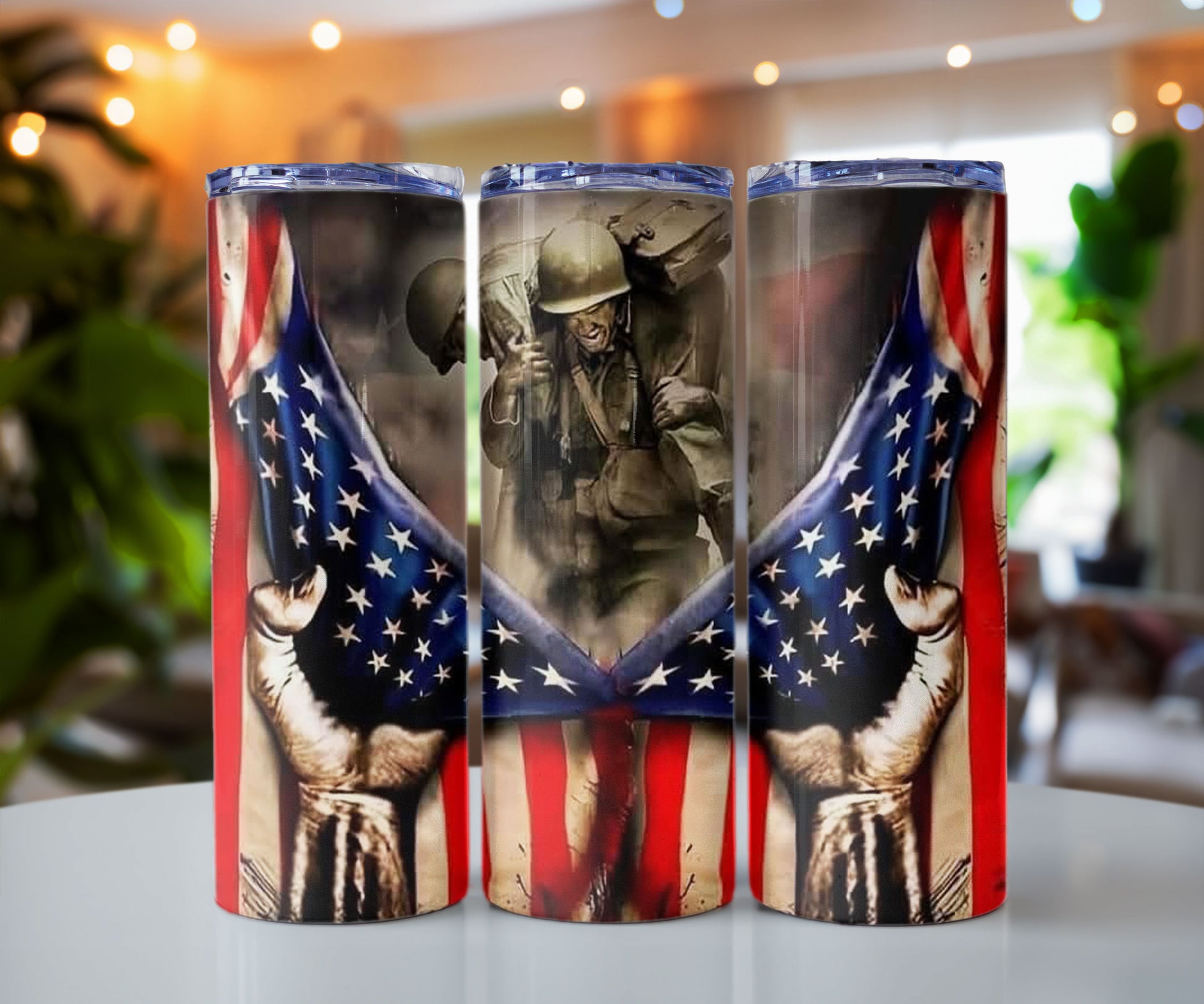 Never Leave anyone Behind Army Veteran Themed Tumbler CedarHill Country Market