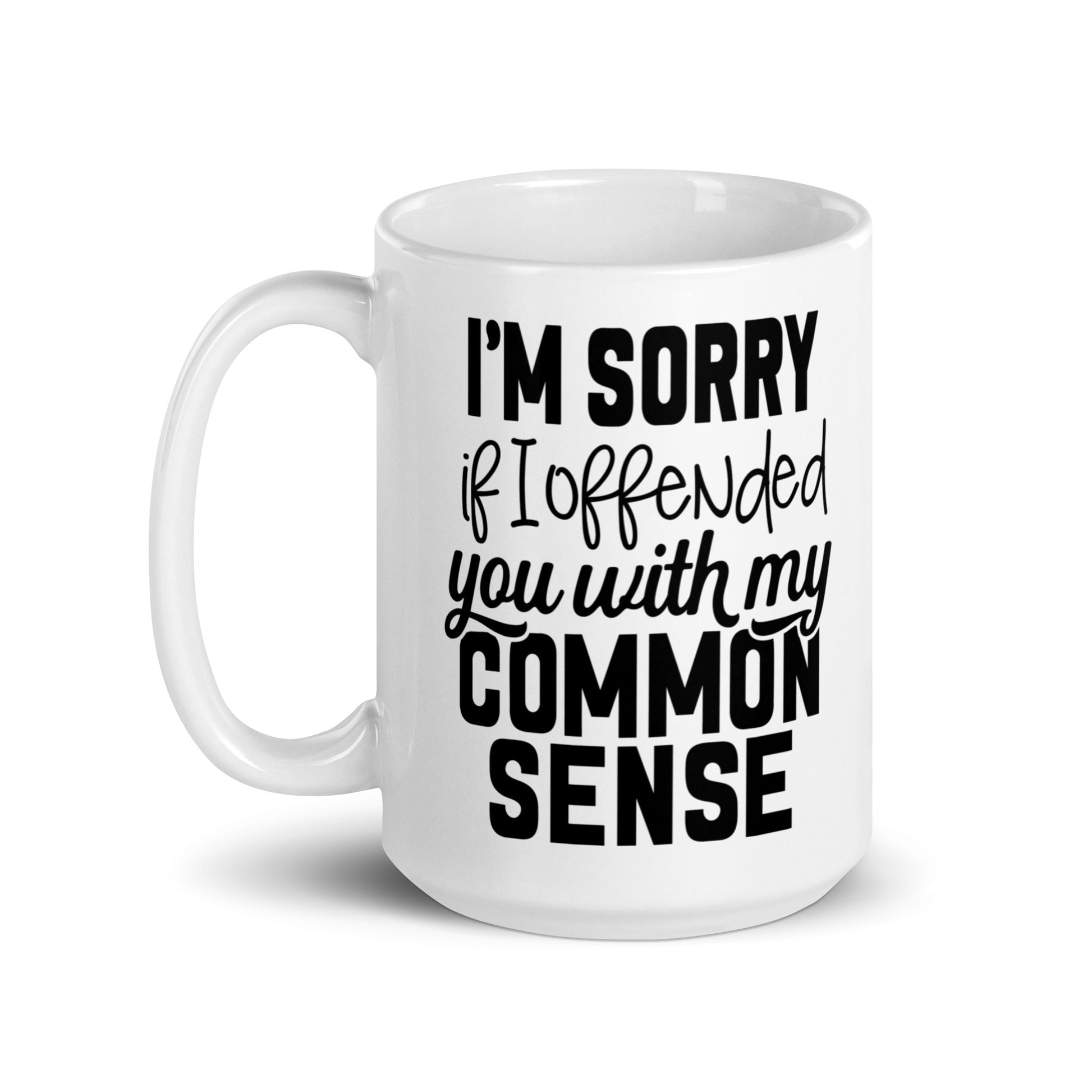 Common Sense White glossy mug CedarHill Country Market