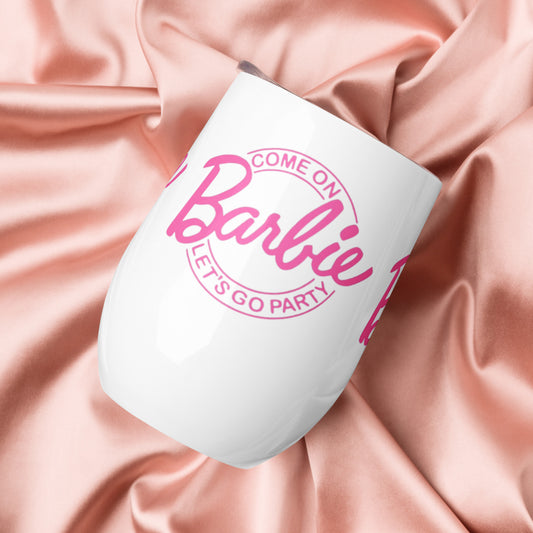 Barbie Wine tumbler CedarHill Country Market