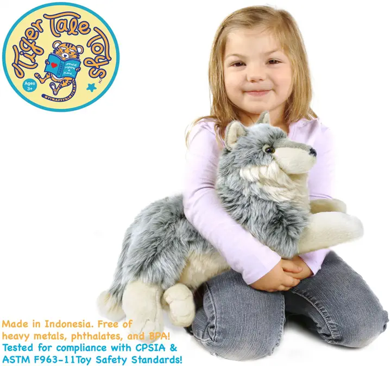 Whitaker the Wolf | 15 Inch Stuffed Animal Plush CedarHill Country Market