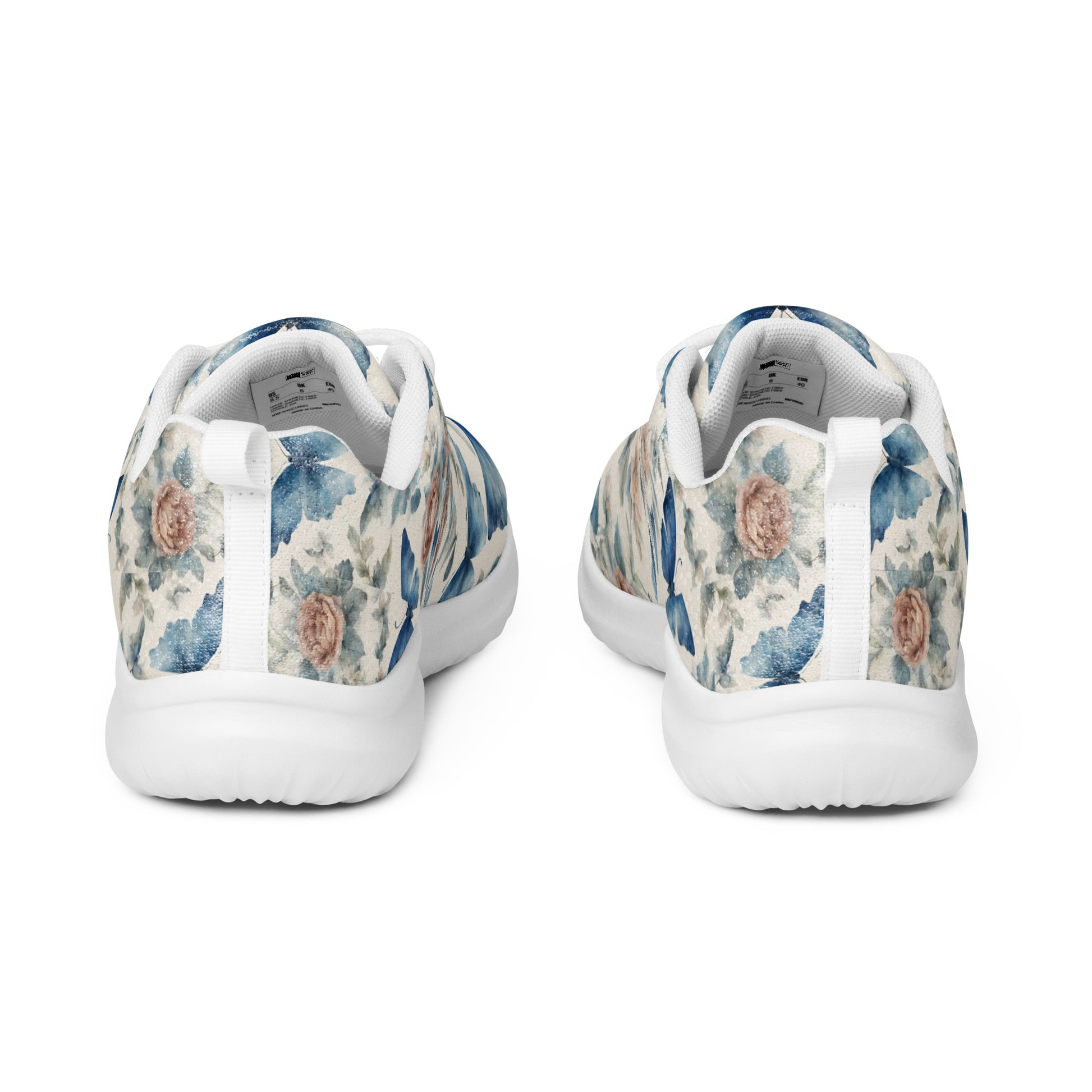 Blue Butterflies in Floral Women’s athletic shoes CedarHill Country Market