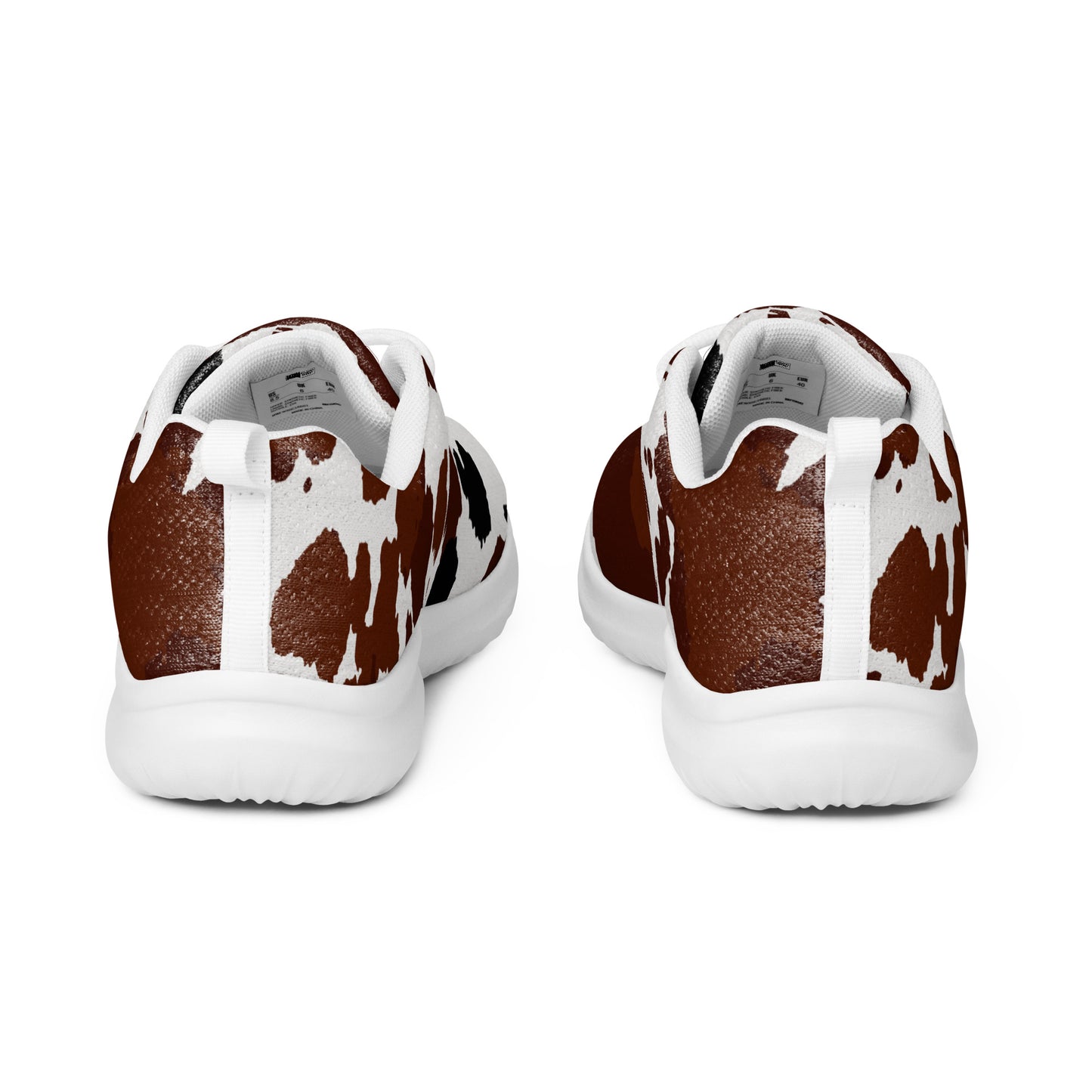 Cow Hide Western Themed Women’s athletic shoes