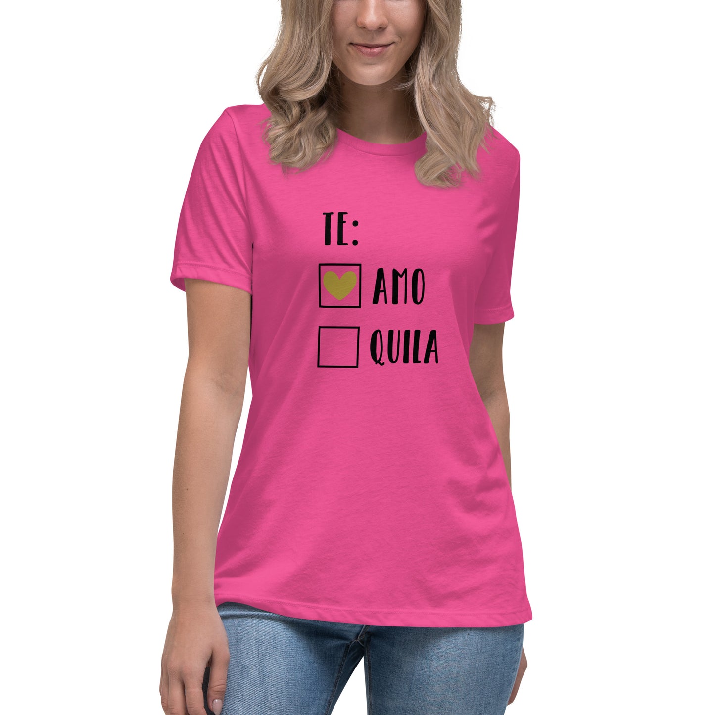 Te Amo Tee Women's Relaxed T-Shirt - Light Colors CedarHill Country Market