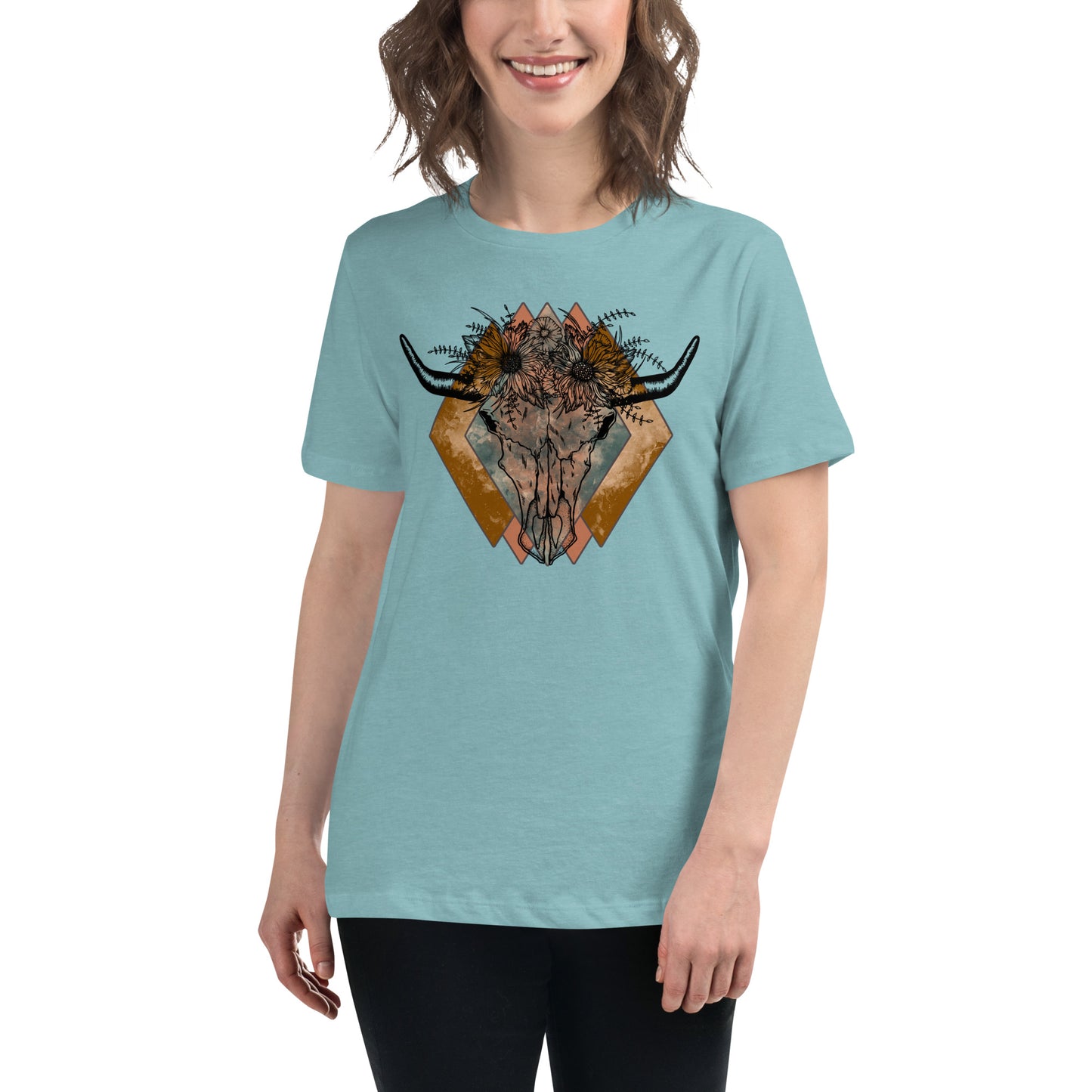 Southwest Longhorn Women's Relaxed T-Shirt CedarHill Country Market