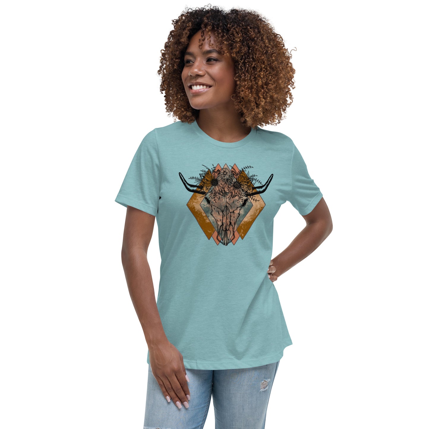 Southwest Longhorn Women's Relaxed T-Shirt CedarHill Country Market