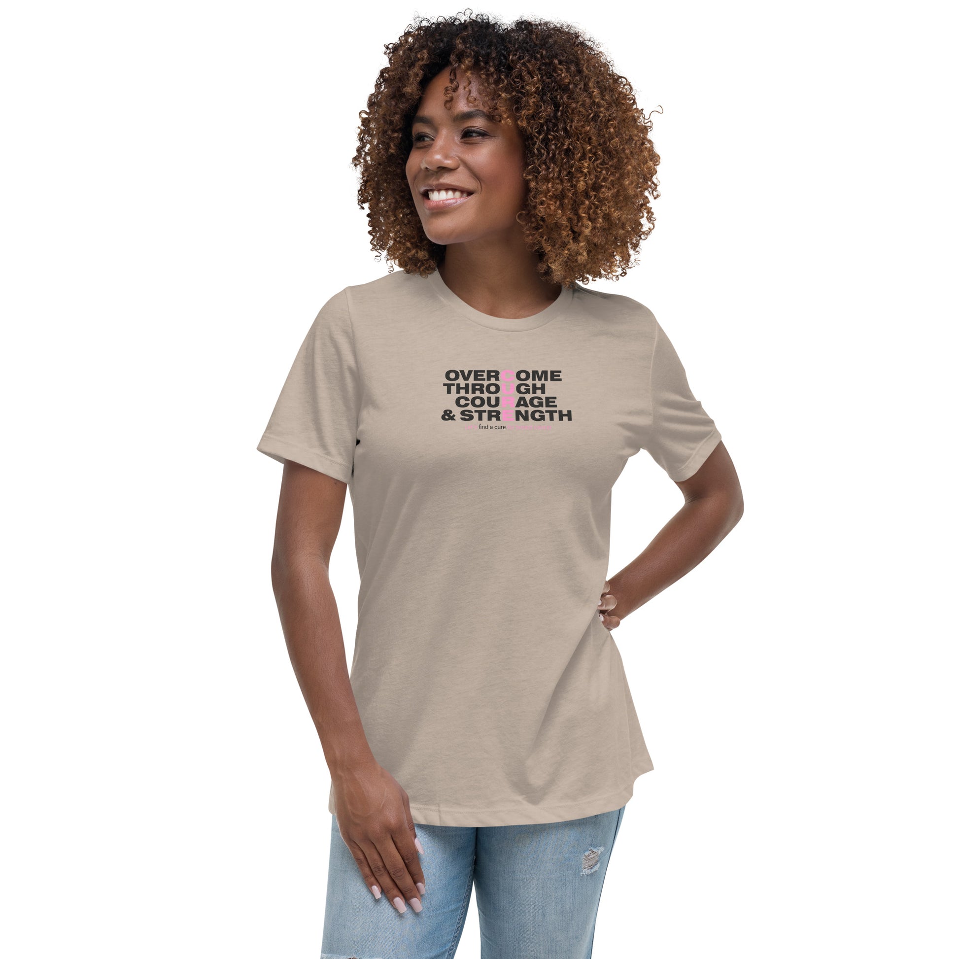 Breast Cancer Women's Relaxed T-Shirt CedarHill Country Market