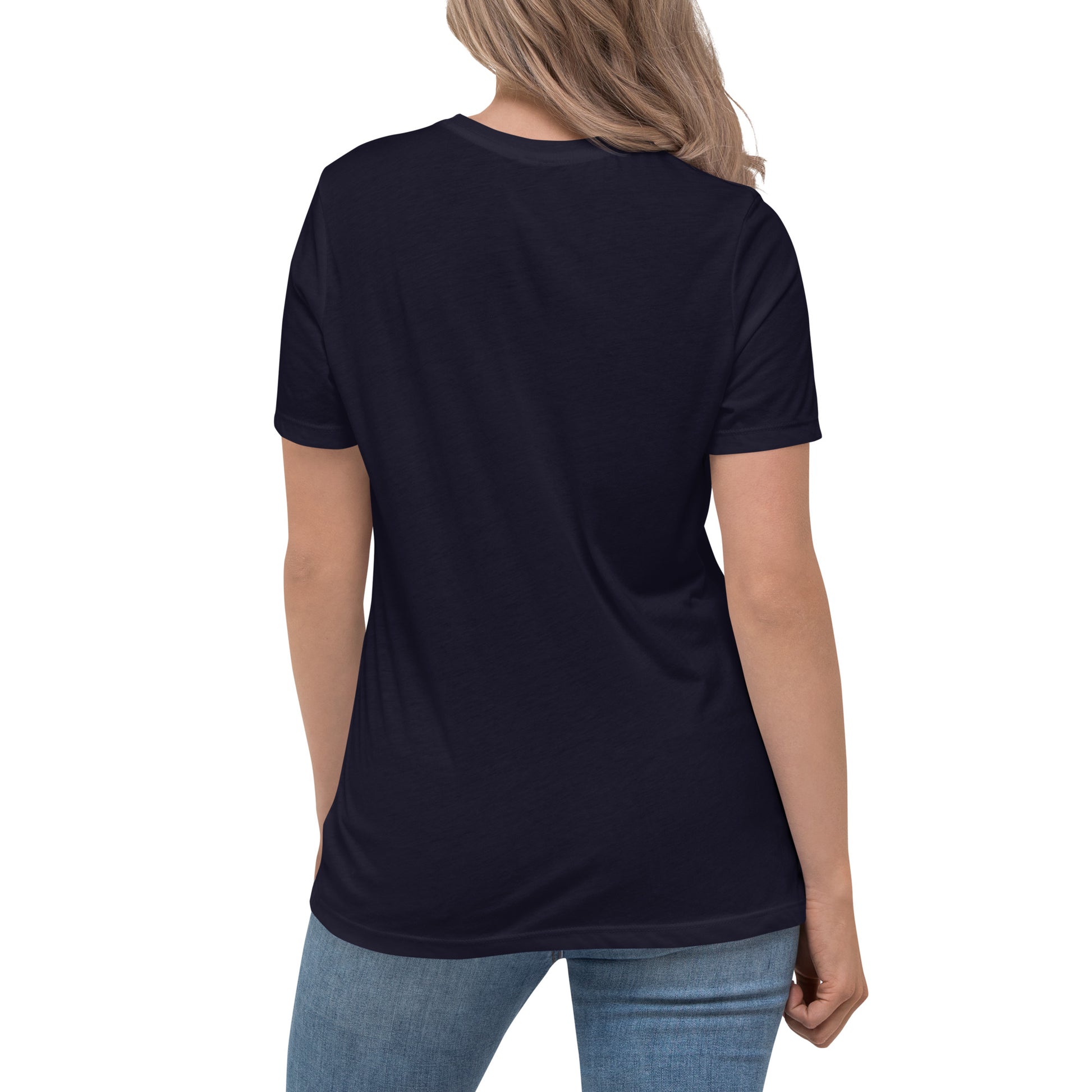 Navy Mom United States Navy Military Themed Women's Relaxed T-Shirt CedarHill Country Market