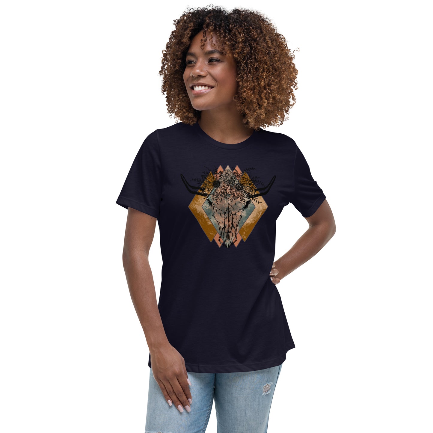 Southwest Longhorn Women's Relaxed T-Shirt CedarHill Country Market