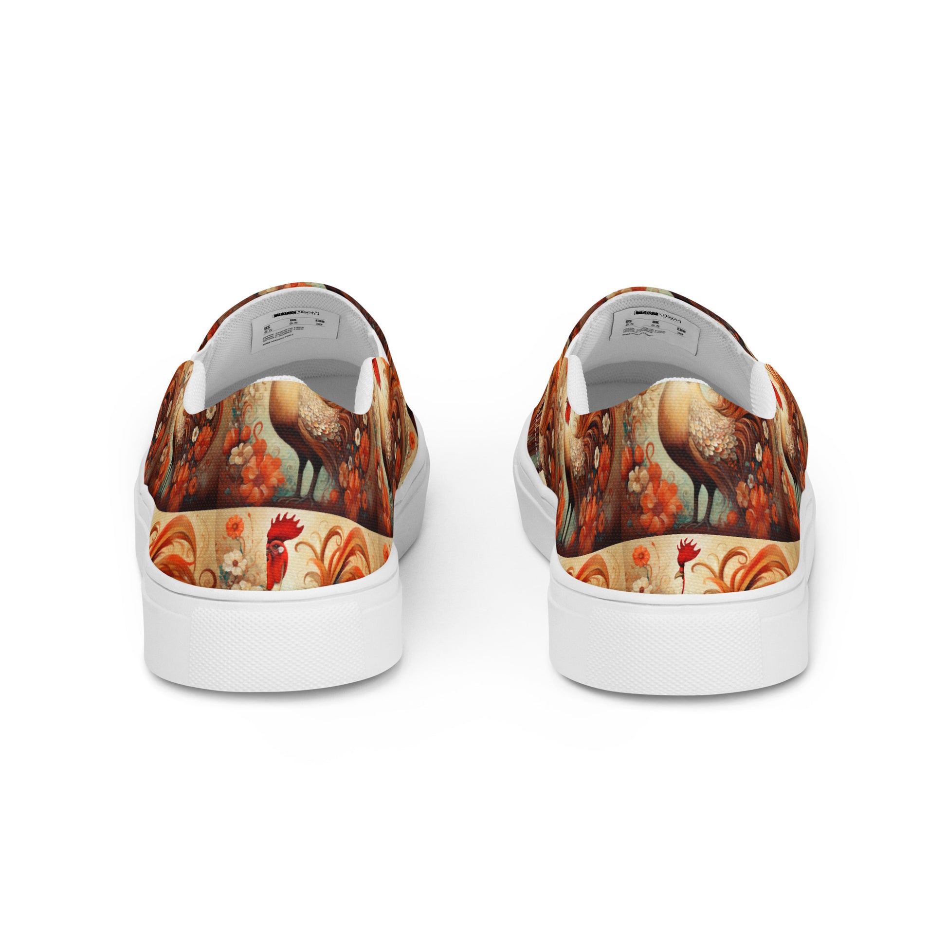 Retro Rooster Women’s slip-on canvas shoes CedarHill Country Market
