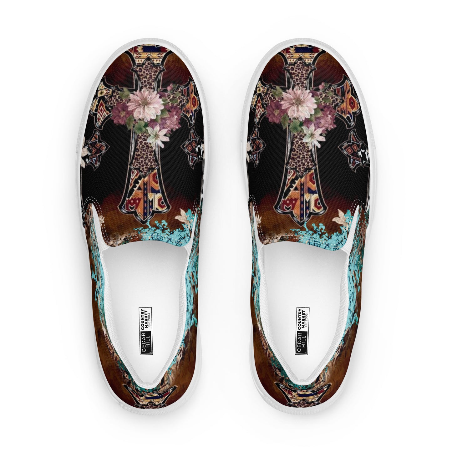 Western Cross Western Style Women’s slip-on canvas shoes