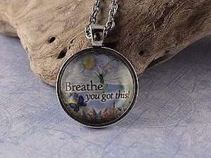 Breathe...You Got This! Necklace Cedar Hill Country Market