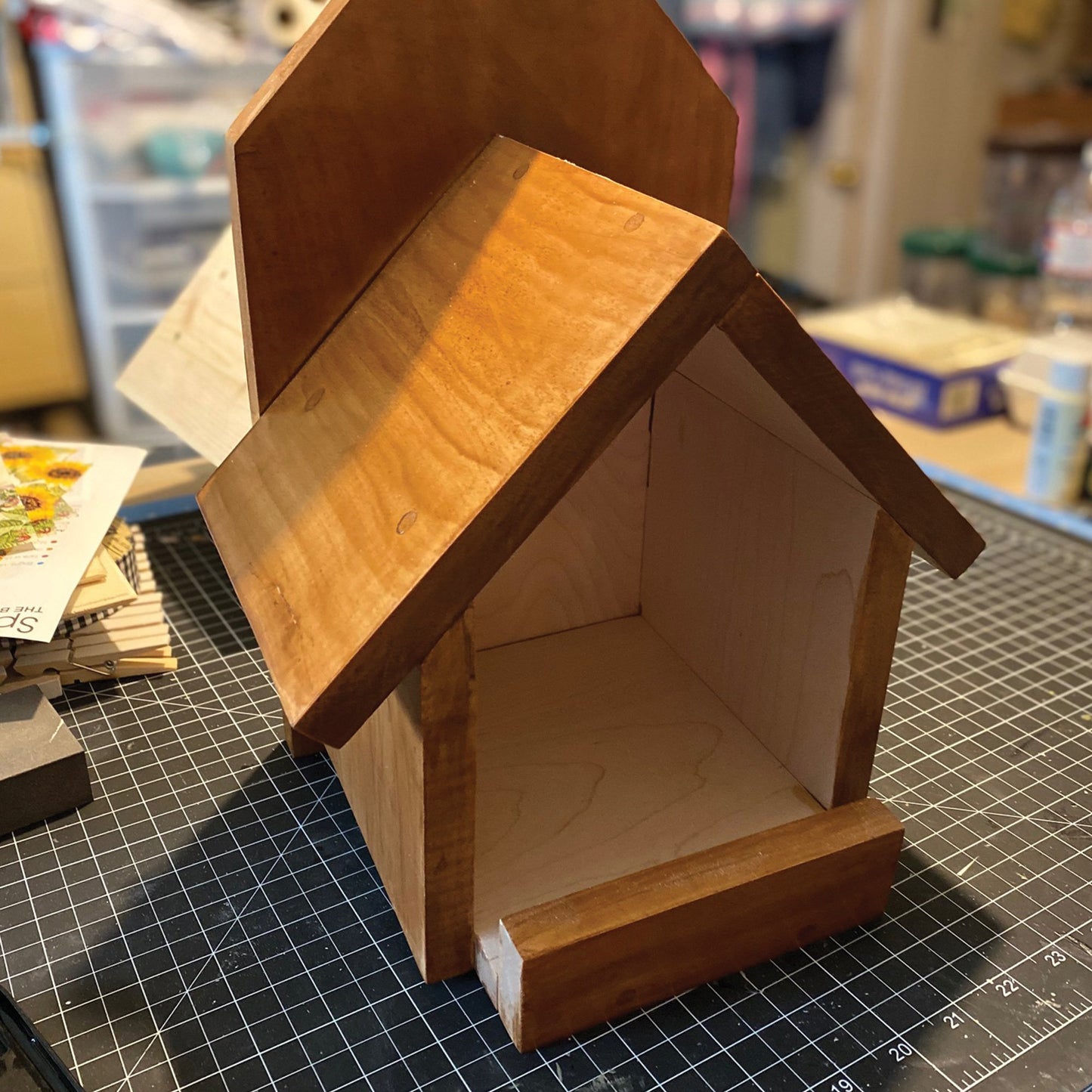 Cardinal Birdhouse Cedar Hill Country Market