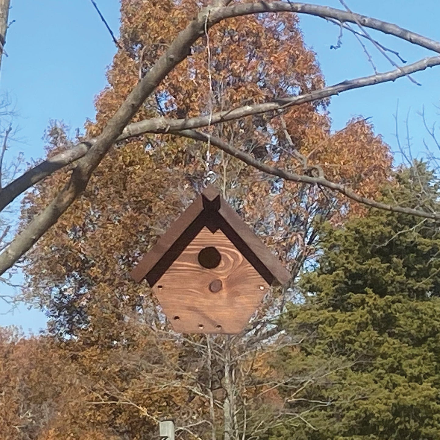 Carolina Wren/Chickadee Birdhouse Cedar Hill Country Market