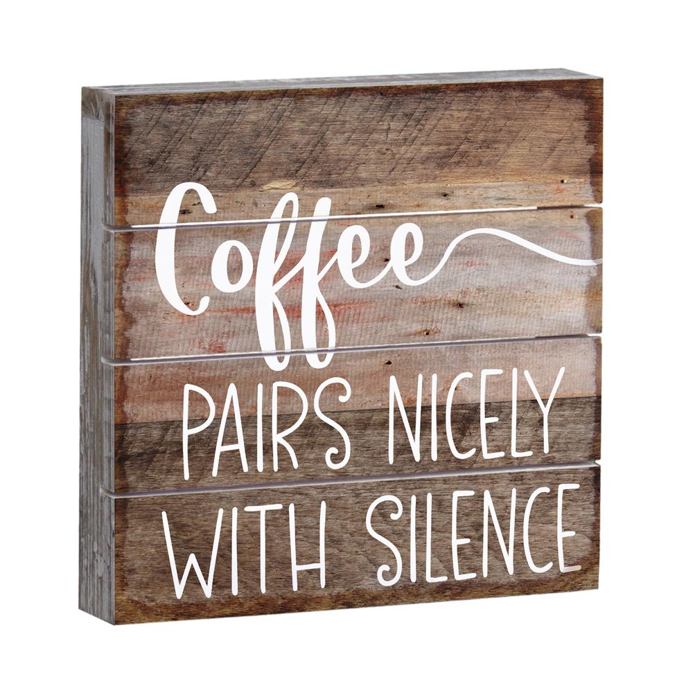 Coffee - Silence - 8 x 8 - Perfect Pallet Petites Cedar Hill Country Market