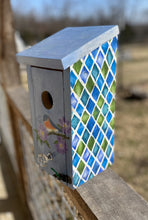 Load image into Gallery viewer, Handmade Eastern Bluebird/Carolina Wren/Chickadee/Swallow/ House Solid Pine Cedar Hill Country Market