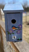 Load image into Gallery viewer, Handmade Eastern Bluebird/Carolina Wren/Chickadee/Swallow/ House Solid Pine Cedar Hill Country Market