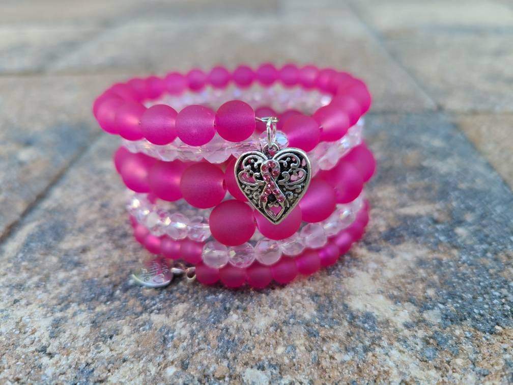 Awareness Bracelets - Lupus and Breast Cancer Pink Breast Cancer