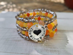 SPCA/RESCUE AWARENESS BEADED BRACELET Cedar Hill Country Market