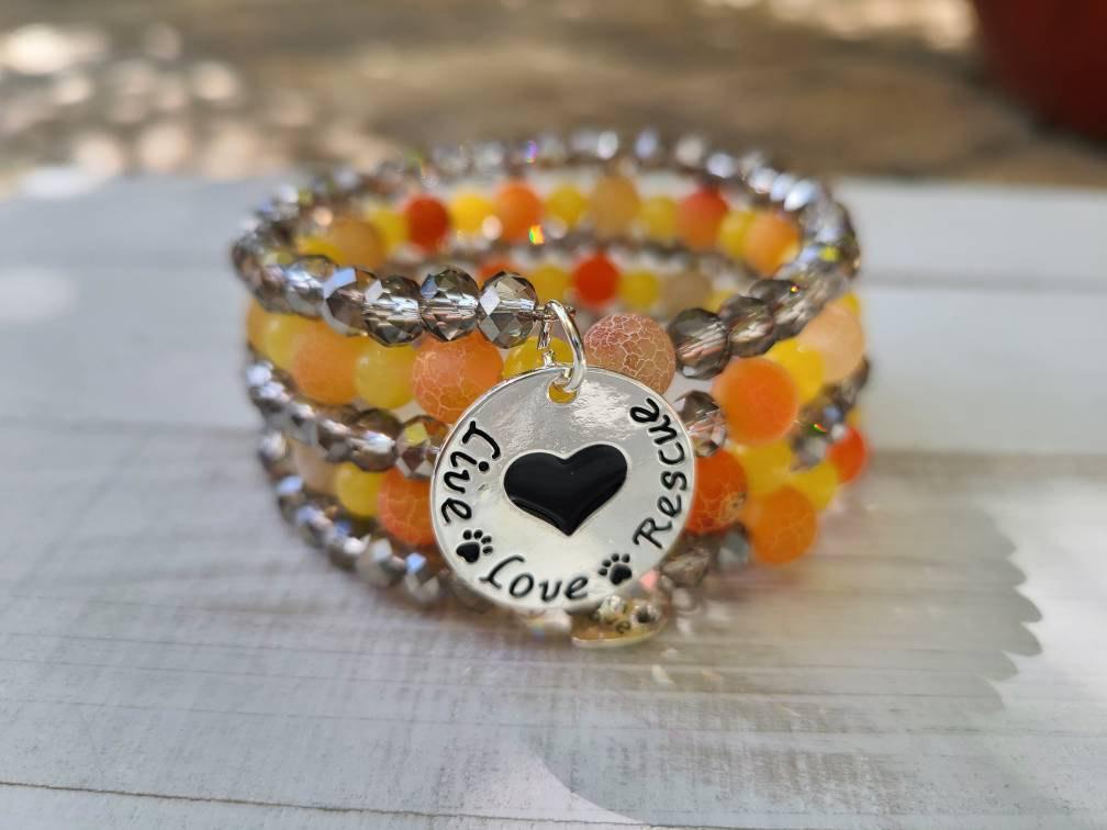 SPCA/RESCUE AWARENESS BEADED BRACELET Cedar Hill Country Market