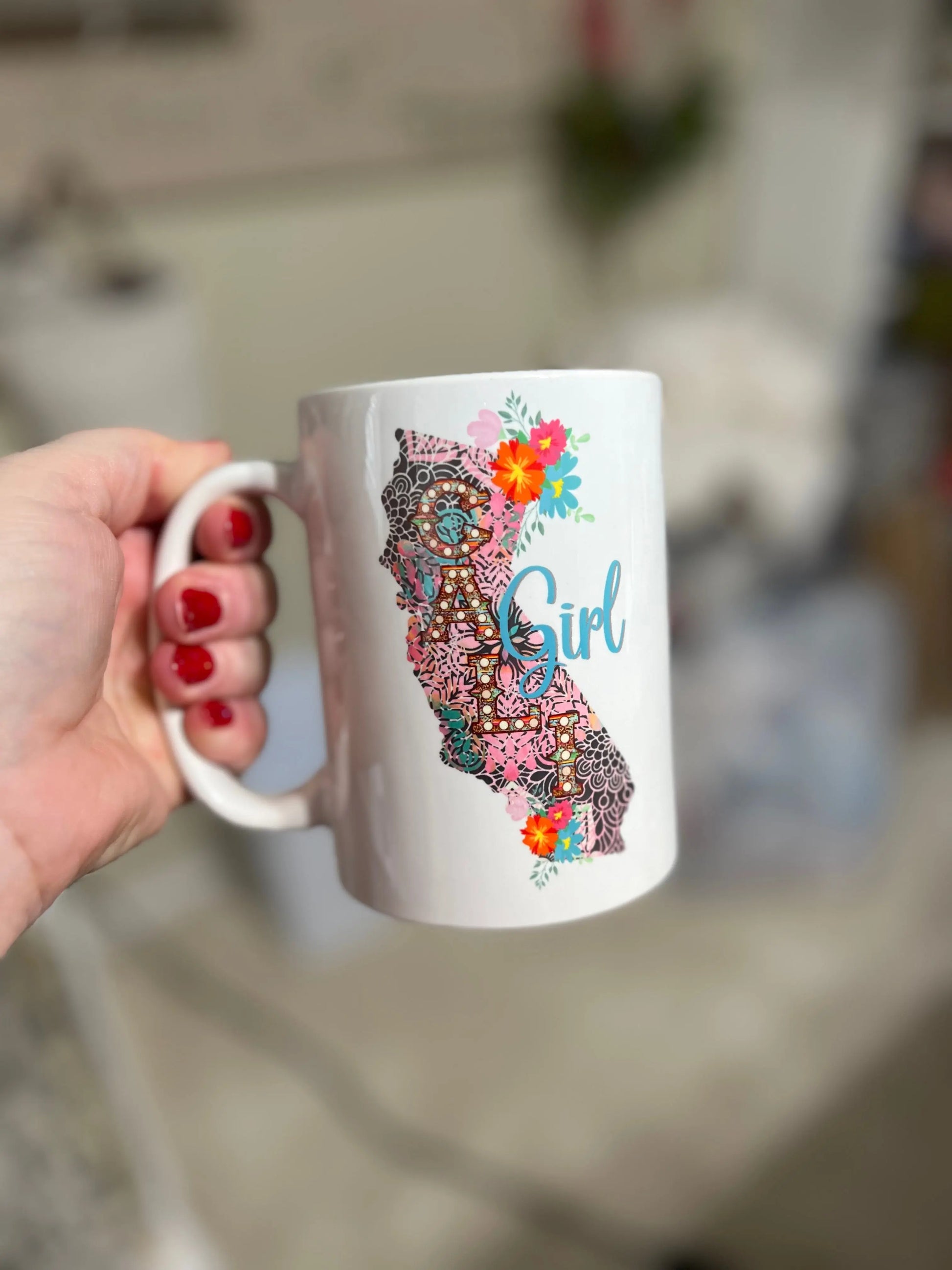State of California Girl 15oz Coffee Mug CedarHill Country Market